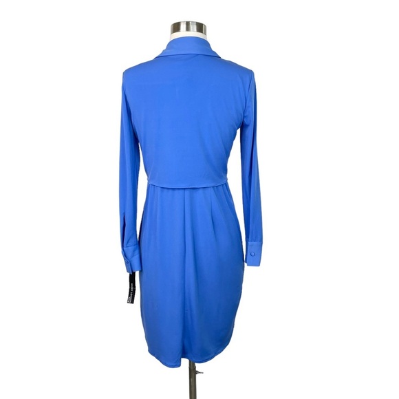 Stitch Fix l Maggy London Collared Tie Front Shirt Dress, 0P - Picture 4 of 10